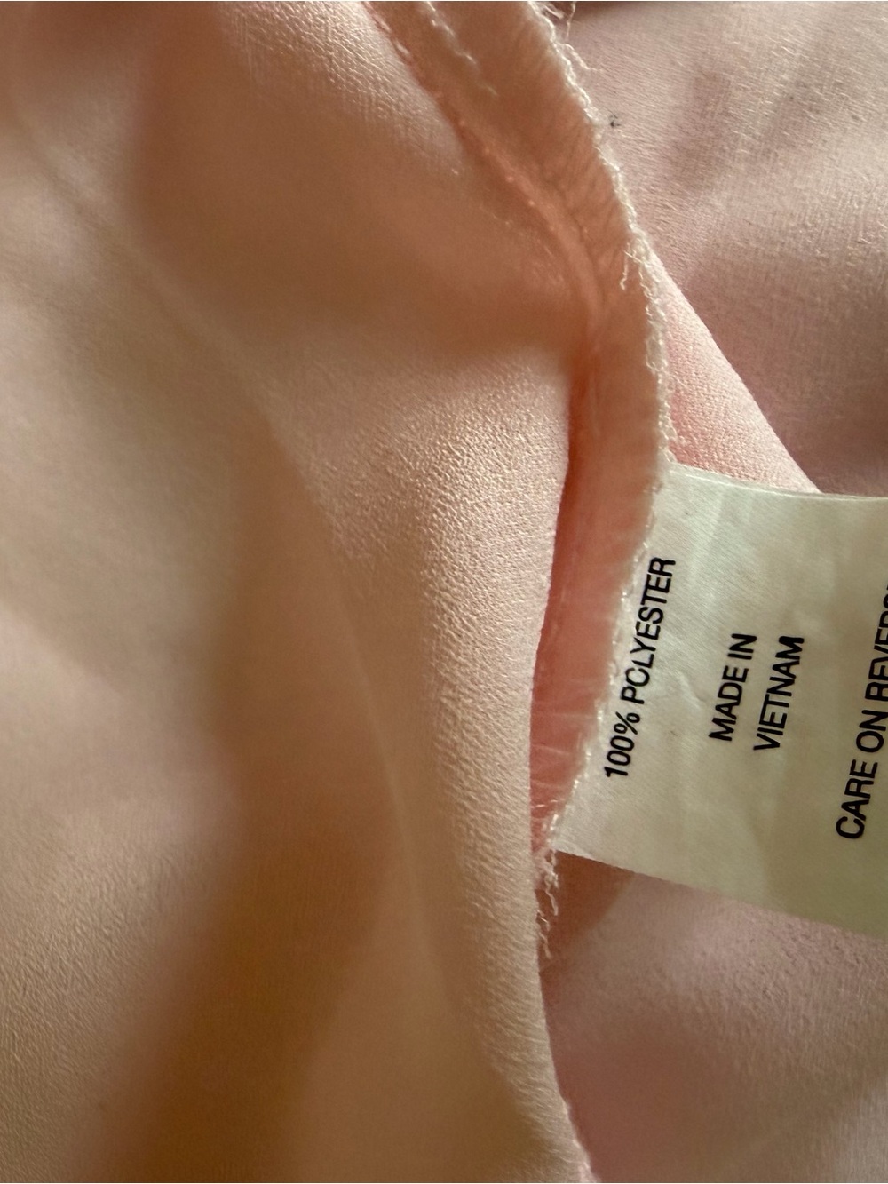 New York and company sheerLight Pink Tie-Waist Women's Blouse - Picture 5 of 6